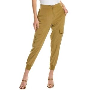 New Area Stars Ari Cargo Jogger Pants Solid Tan Size Small Cargo Pocket Joggers